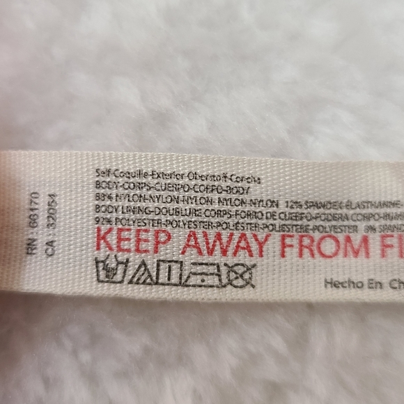 INTIMATELY Free People Keep it Sleek coral sleeveless v-neck NWT bodysuit, Sz M - Picture 4 of 9